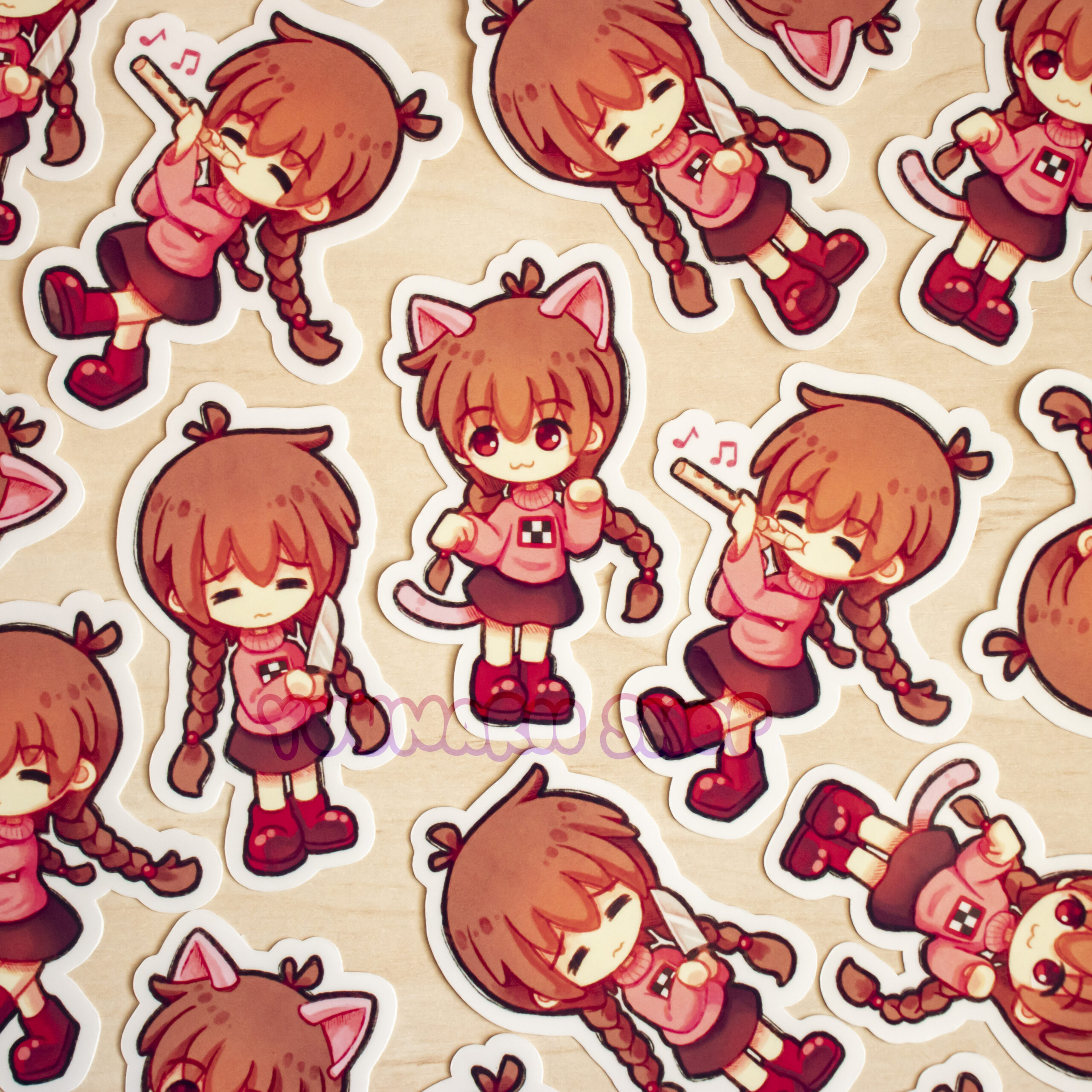 Madotsuki Vinyl Stickers