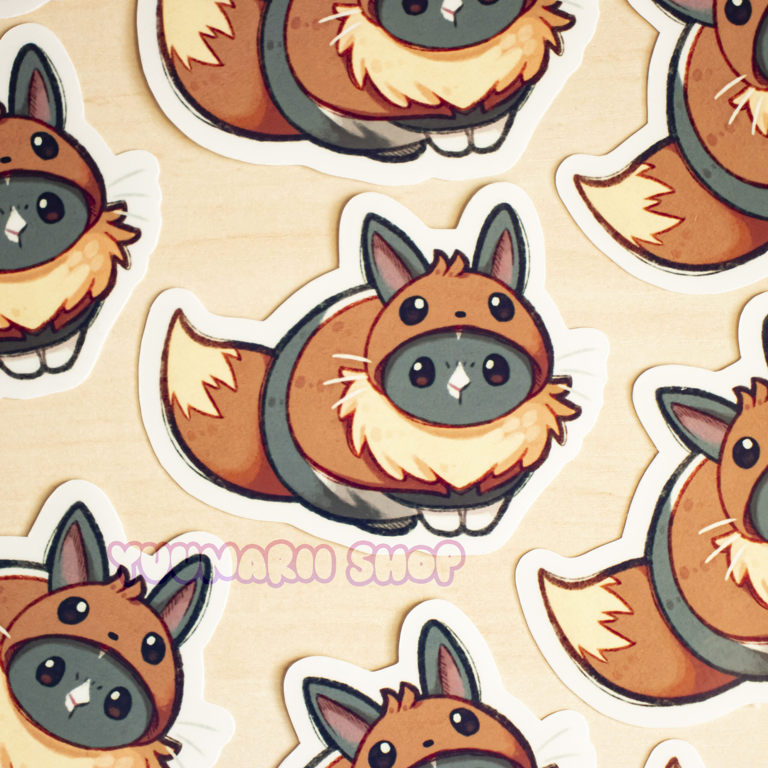 PokéBunnies Pikachu & Eevee Stickers - Image 3