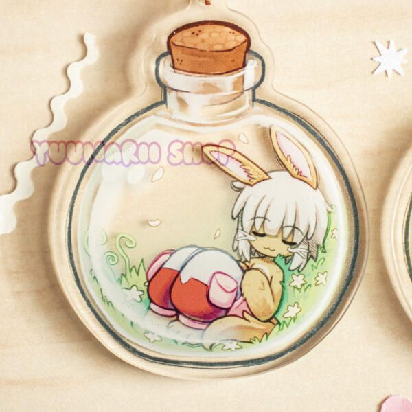 Nanachi & Faputa Bottle Acrylic Keychains - Image 3