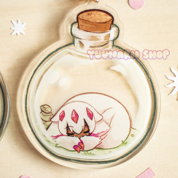 Nanachi & Faputa Bottle Acrylic Keychains - Image 4